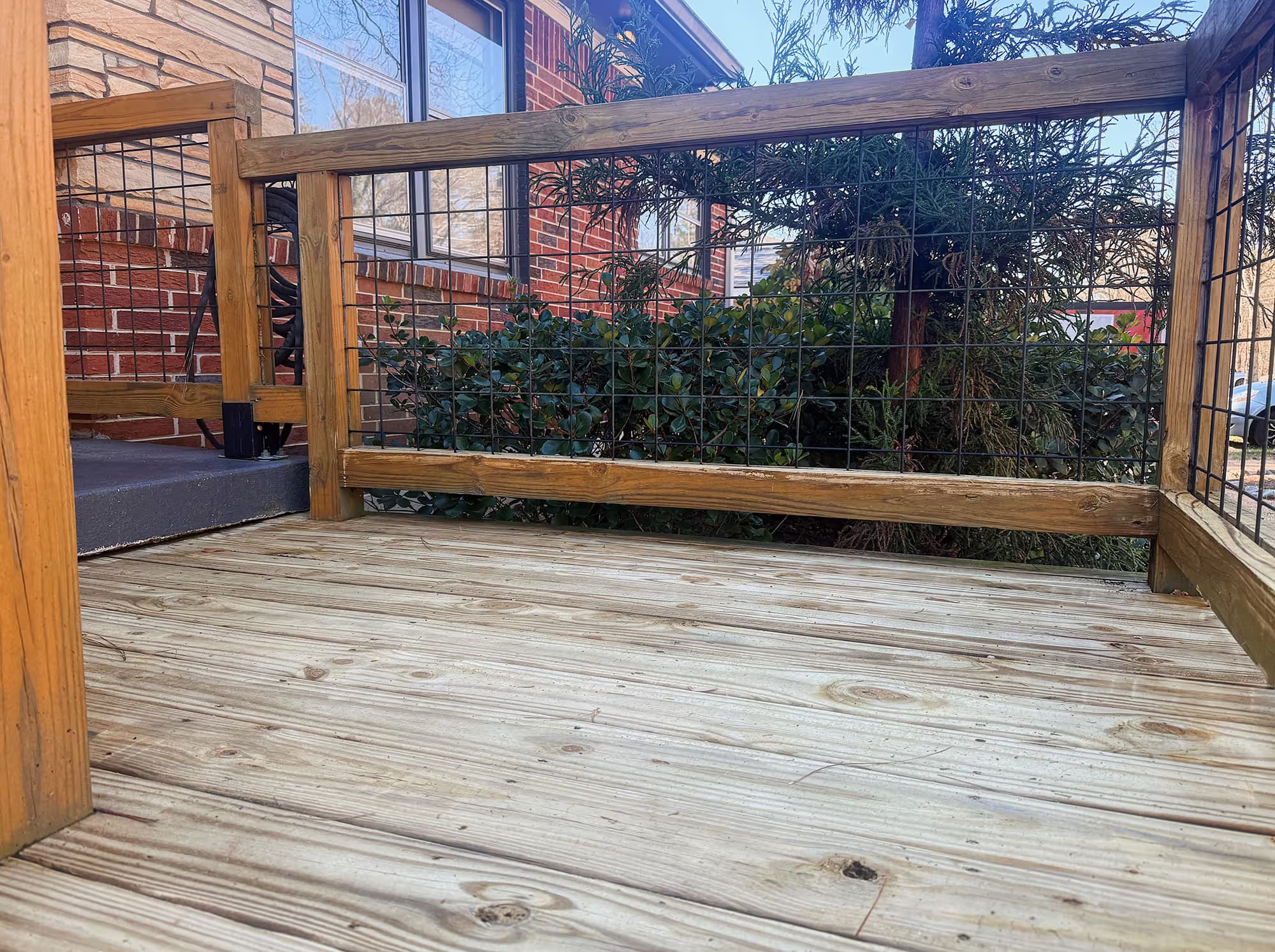 Deck before and after — after